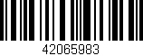 Código de barras (EAN, GTIN, SKU, ISBN): '42065983'