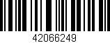 Código de barras (EAN, GTIN, SKU, ISBN): '42066249'