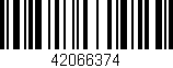 Código de barras (EAN, GTIN, SKU, ISBN): '42066374'