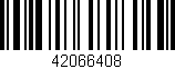 Código de barras (EAN, GTIN, SKU, ISBN): '42066408'