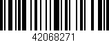 Código de barras (EAN, GTIN, SKU, ISBN): '42068271'