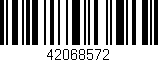 Código de barras (EAN, GTIN, SKU, ISBN): '42068572'
