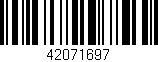 Código de barras (EAN, GTIN, SKU, ISBN): '42071697'