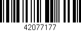 Código de barras (EAN, GTIN, SKU, ISBN): '42077177'