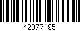 Código de barras (EAN, GTIN, SKU, ISBN): '42077195'