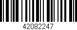 Código de barras (EAN, GTIN, SKU, ISBN): '42082247'