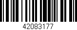 Código de barras (EAN, GTIN, SKU, ISBN): '42083177'