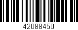 Código de barras (EAN, GTIN, SKU, ISBN): '42088450'