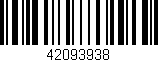 Código de barras (EAN, GTIN, SKU, ISBN): '42093938'
