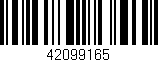 Código de barras (EAN, GTIN, SKU, ISBN): '42099165'