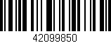 Código de barras (EAN, GTIN, SKU, ISBN): '42099850'