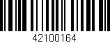 Código de barras (EAN, GTIN, SKU, ISBN): '42100164'