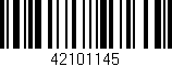 Código de barras (EAN, GTIN, SKU, ISBN): '42101145'