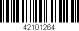 Código de barras (EAN, GTIN, SKU, ISBN): '42101264'