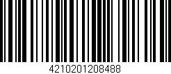 Código de barras (EAN, GTIN, SKU, ISBN): '4210201208488'