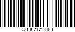 Código de barras (EAN, GTIN, SKU, ISBN): '4210971713380'