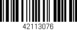 Código de barras (EAN, GTIN, SKU, ISBN): '42113076'