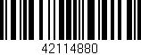Código de barras (EAN, GTIN, SKU, ISBN): '42114880'