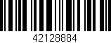 Código de barras (EAN, GTIN, SKU, ISBN): '42128884'