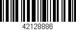 Código de barras (EAN, GTIN, SKU, ISBN): '42128886'