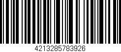 Código de barras (EAN, GTIN, SKU, ISBN): '4213285783926'