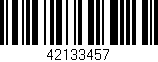 Código de barras (EAN, GTIN, SKU, ISBN): '42133457'