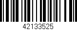 Código de barras (EAN, GTIN, SKU, ISBN): '42133525'