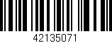 Código de barras (EAN, GTIN, SKU, ISBN): '42135071'