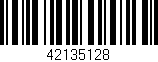 Código de barras (EAN, GTIN, SKU, ISBN): '42135128'