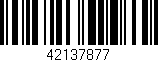 Código de barras (EAN, GTIN, SKU, ISBN): '42137877'