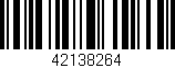 Código de barras (EAN, GTIN, SKU, ISBN): '42138264'