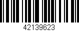 Código de barras (EAN, GTIN, SKU, ISBN): '42139623'
