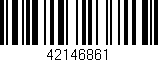 Código de barras (EAN, GTIN, SKU, ISBN): '42146861'