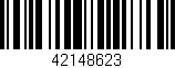 Código de barras (EAN, GTIN, SKU, ISBN): '42148623'