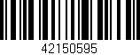 Código de barras (EAN, GTIN, SKU, ISBN): '42150595'