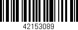 Código de barras (EAN, GTIN, SKU, ISBN): '42153089'