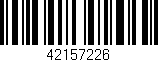 Código de barras (EAN, GTIN, SKU, ISBN): '42157226'