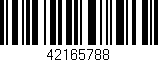 Código de barras (EAN, GTIN, SKU, ISBN): '42165788'