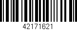 Código de barras (EAN, GTIN, SKU, ISBN): '42171621'
