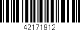 Código de barras (EAN, GTIN, SKU, ISBN): '42171912'