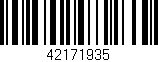 Código de barras (EAN, GTIN, SKU, ISBN): '42171935'