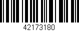 Código de barras (EAN, GTIN, SKU, ISBN): '42173180'