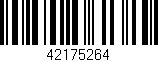 Código de barras (EAN, GTIN, SKU, ISBN): '42175264'