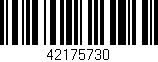 Código de barras (EAN, GTIN, SKU, ISBN): '42175730'