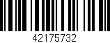 Código de barras (EAN, GTIN, SKU, ISBN): '42175732'
