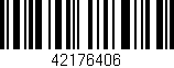 Código de barras (EAN, GTIN, SKU, ISBN): '42176406'