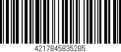 Código de barras (EAN, GTIN, SKU, ISBN): '4217845835285'