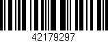 Código de barras (EAN, GTIN, SKU, ISBN): '42179297'