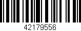 Código de barras (EAN, GTIN, SKU, ISBN): '42179556'