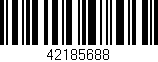 Código de barras (EAN, GTIN, SKU, ISBN): '42185688'